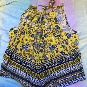 Paisley-Print Top 🐝